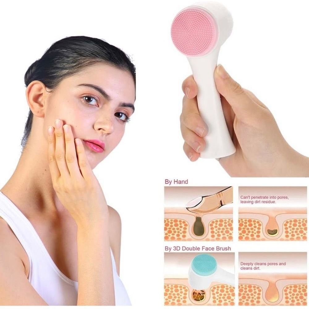 NWOT 1pc Double Head Face Cleansing Brush